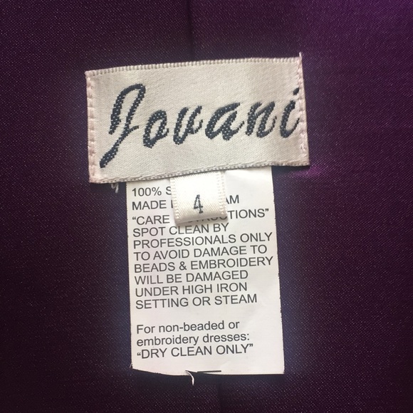 Jovani Floral Print Evening Cocktail Dress - Picture 9 of 16